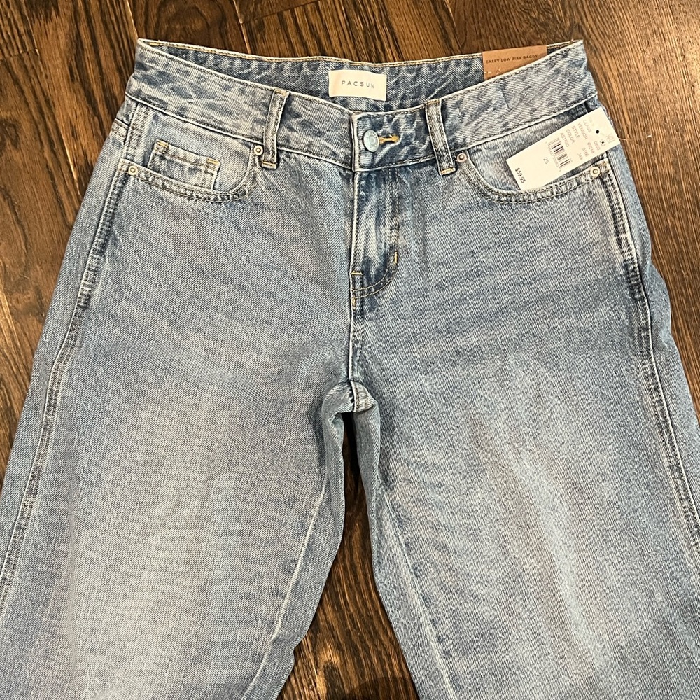 NWT! Pacsun Women’s Low Rise CASEY Baggy Wide Leg Jeans Size 25! - Picture 6 of 9